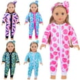 thumbnail image 6 of K.T. Fancy 5 Sets 14-18 Inch Baby Doll Clothes Outfits Casual Wear for 14 Inch Boy Doll 10 Pcs Girl Doll Clothes and Headbands for 16 Inch Baby Doll, 6 of 8
