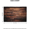 thumbnail image 3 of Dark Wood Placemats Set of 4 Vintage Natural Wooden Board Rustic Farmhouse Style Linen Place Mats Washable Table Mats 12x18 Inch for Kitchen Dining Decoration, 3 of 7
