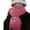Pink, variant on QASIEATN Relaxed Fit Scarf for Women Wool Scarf Women Winter Warm Soft Luxurious Solid Colors Box Fall Fashion Accessories