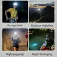 thumbnail image 4 of WavePro 230° Ultra-Light Motion-Sensing Headlamp - 2025 New Rechargeable Headlamp, 230° Wide Beam Head Lamp Motion Sensor LED Headlamp, Three Front-Facing LED Strips, 10Mode Headlamps (3 Pcs), 4 of 8