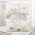 thumbnail image 6 of Home Soft Things Embroidery Canvas Throw Pillow Cover Pillow Case 2 Piece Set - Spring Flower - Gold - 14" x 26" LUMBAR, 6 of 7
