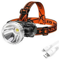 Yucurem 300LM Led Headlamp Ipx4 Waterproof Portable Head Lamp for Camping Running Hiking Camping Lamp (White Light)