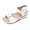 White, variant on XIMIN Orthopedic Flat Wedge Sandals for Womens Low Heel Sandal Open Toe Walking Dressy Arch Support Walking Summer Outdoor Walking Comfortable Shoes