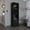 Black, variant on Durable Bar Cabinet with Wall Anchor - Ideal for Long-Term Use