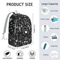 thumbnail image 5 of Mystical Moon and Stars Pattern Travel Backpack Comfortable Carrying Vintage Backpack with Durable Oxford Material Large Capacity Anti-theft Multifunctional Design for Daily Commuting and Outdoor Acti, 5 of 5