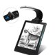 thumbnail image 3 of 2X Luz de Libro, Lámpara Lectura con Clip LED Interruptor Resistente Recargable USB 4 Niveles Brillo Ajustable Luz Flexible Lámpara Multifuncional Y Cama para Leer con Libro, Etc., 3 of 5