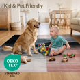 thumbnail image 4 of ODIKA 5'x7' Ultra-Soft Area Rug, Abstract Modern Watercolor Wash With Boho Distressed Accents None Washable, Bare feet friendly, Silk-Touch for Bedroom Home office, 4 of 7