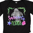 thumbnail image 4 of Inktastic Sarasota Florida Cute Swimming Manatee Boys or Girls Long Sleeve Baby Bodysuit, 4 of 5