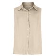 thumbnail image 6 of Kalauyu Sleeveless Tank Top for Men Cotton Linen Shirts Solid Color Casual Loose Tops Breathable Workout Tank Shirts, 6 of 7