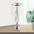 thumbnail image 2 of Baohd Candle Holder Candlestick Centerpiece for Table Hotel Wedding Silver Small, 2 of 7