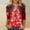 Red#3, variant on Holiday Gifts! Titcea Christmas Shirts for Women 3/4 Sleeve Crewneck Cute Christmas Print Pullover Sweaters 2024 Loose Comfort Casual Tops