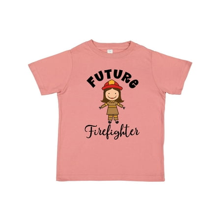 

Inktastic Future Firefighter Cute Girls Gift Toddler Toddler Girl T-Shirt