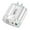 White, variant on PD USB-C QC3.0 Dual Port Wall Charger,US Plug, 65W Total Fast Charging Power, Compact Travel Type C Fast Charging for Smart Phones Tablets Digital Devices