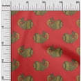 thumbnail image 1 of oneOone Georgette Viscose Fabric Fish Block Print Fabric BTY 42 Inch Wide, 1 of 4