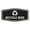 Black, variant on Fancy Recycle Here Sign (Brushed Silver) - Small
