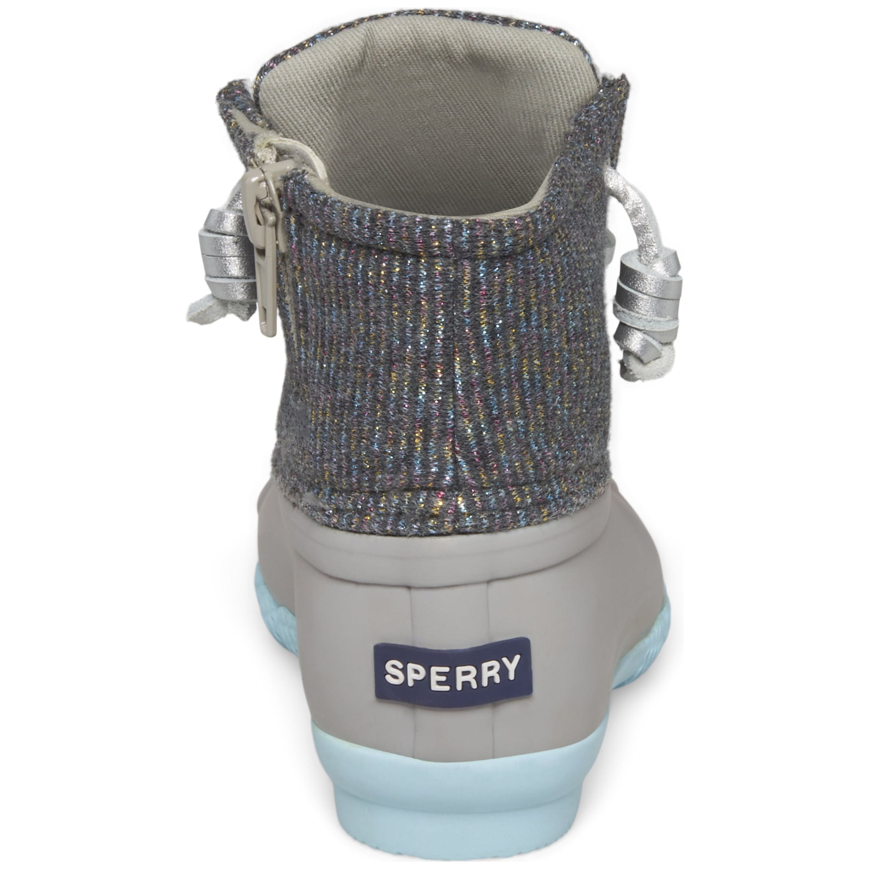 light gray sperry duck boots