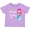 Lavender, variant on Inktastic Mermaid in Training Girls Toddler T-Shirt