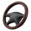 Auto Drive Genuine Leather Steering Wheel Cover, Chocolate