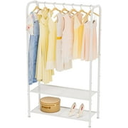 Clothing Racks For Hanging Clothes Rack Portable Closet Garment Coat Rack With Shelves Heavy Duty Hanger Stand Wardrobe Free Standing Closet