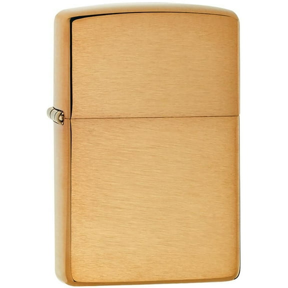 Zippo Classic Brushed Brass Pocket Lighter