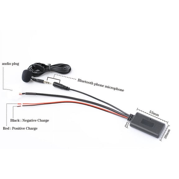 Zyutaosan Car 8-Pin Bluetooth Audio Aux Input Adapter Calling Handsfree Microphone Cable For Nissan New Teana/X-Trail/Tiida/Murano