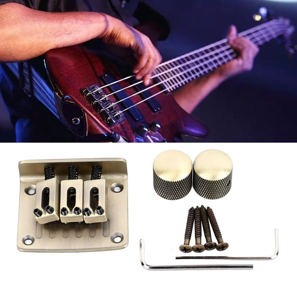 4 String Electric Bass Bridge, Compatibility Fixed Bridge Replacement ...