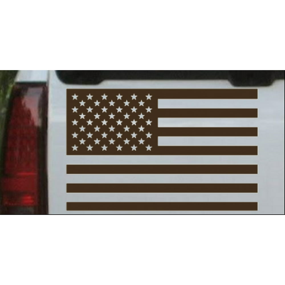 American Flag Car Or Truck Window Decal Sticker