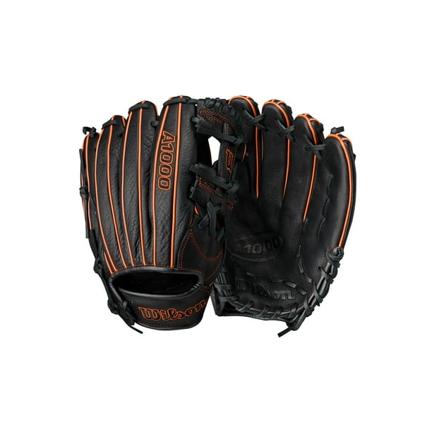 Wilson 2024 A1000 1787 11.75 Guante de béisbol Infield - Tiro a la derecha Negro/Naranja