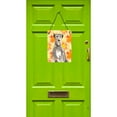 thumbnail image 2 of Fall Leaves Irish Wolfhound Wall or Door Hanging Prints, 2 of 2