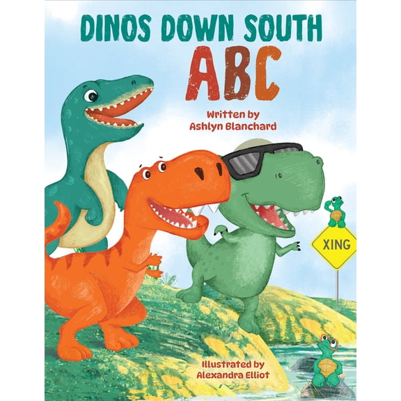 Dinos Down South ABC, (Hardcover)