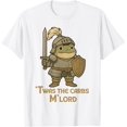 thumbnail image 1 of TWAS The Carbs M'Lord - Camiseta vintage de rana gordita medieval, 1 of 2