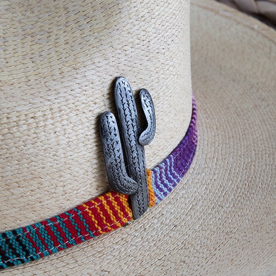 Charlie 1 Horse Poncho Cowboy Hat - M Charlie 1 Horse Palm Leaf Straw Cowboy Hat - Poncho  main image 2