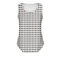 thumbnail image 5 of QUINDOS Womens Shirts Yoga White Summer Casual Fashion Printed Loose Round Neck Sleeveless Womens Tank Tops, 5 of 5