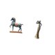 thumbnail image 5 of Figura de caballo, escultura animal, figura coleccionable de escritorio, figura africana, artesanía, material de resina, mano de obra fina, adecuada p, 5 of 8