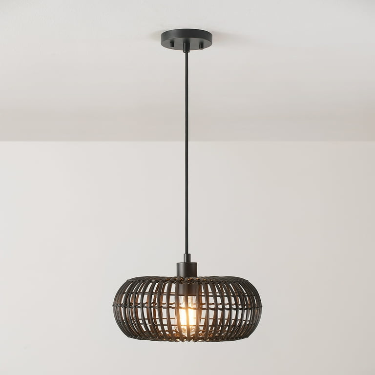Globe Electric Maren 1-Light Matte Black Pendant Lighting