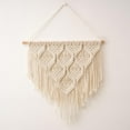 thumbnail image 3 of tapiz de macramé Elegante tapiz de macramé para colgar en , borla tejida , flecos artesanales para cortina, dormitorio Fanmusic tapiz de macramé, 3 of 7