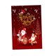 thumbnail image 1 of Paño Bandera de Navidad Porche de jardín Bandera colgante de Santa, color brillante, tapa con ranura Montando santa, 1 of 7