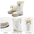 thumbnail image 2 of Dream Pairs Botas de nieve de invierno de media pantorrilla con forro de piel sintética para mujer GOOSE Dream Pairs GOOSE, 2 of 6