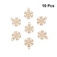 thumbnail image 1 of IFANLANDOR 10Pcs Alloy Snowflake Pendant Charm for DIY Jewelry Making Bracelet Decoration, 1 of 6
