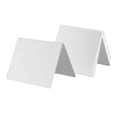 thumbnail image 3 of 12 letreros de pizarra de doble cara borrables para tarjetas de lugar de mesa Blanco, 3 of 9