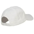 thumbnail image 4 of Mini Girl Embroidered Cotton Cap - White OSFM, 4 of 5
