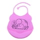 thumbnail image 2 of Babero de Silicona Sunnimix Cómodo y Suave para Bebés Elephant_Rose Red, 2 of 7