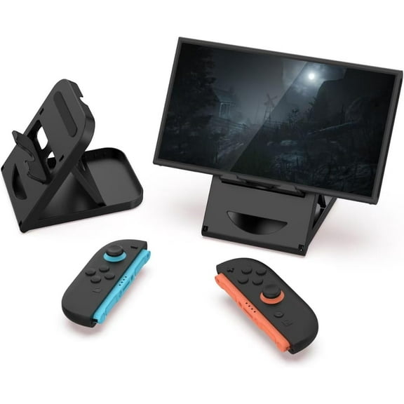 For Switch 2 2025 Stand, Adjustable Playstand Compatibe with Switch 2/Switch/OLED/Lite Console, Portable Compact Play Stand Mount with 6 Height Settings