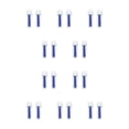 thumbnail image 2 of Qarigey 2 piezas higiene y seguridad silicona táctil lente insertador ojos lote práctico silicona táctil azul azul 10piezas, 2 of 6