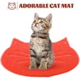 thumbnail image 2 of Tapis pour Nourriture de Chat Bol pour Chiot Tapis Réutilisable Napperon pour Animal Réutilisable Napperon pour Chat Fournitures pour Animaux, 2 of 8