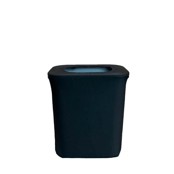 7 Gallon Spandex Office Trash Can Cover Black