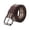 Coffee, variant on Belt Men's Women's Adjustable Nylon Canvas Woven Belt, No Punching Breathable Wear-resistant Everyday Belt for Jeans Pants Daily Outdoor Activities Black,Free Size