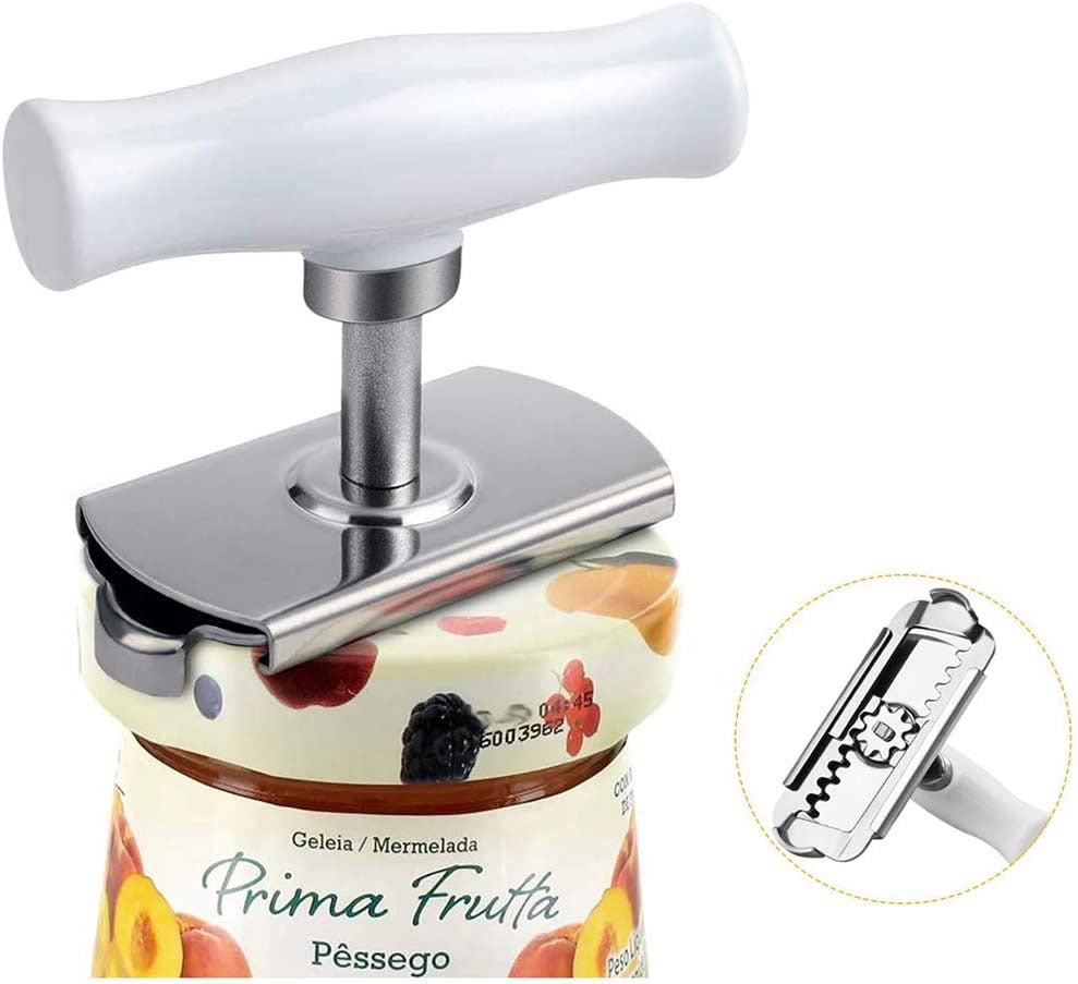 White Adjustable Stainless Steel Lids Off Easy Jar Opener for 0.98-3.93inch Bottle Can Caliamary Jar Lid Opener for Seniors with arthritis Jar Opener White Adjustable Stainless Steel Lids Off Easy Jar Opener for 0.98-3.93inch Bottle Can Caliamary Jar Lid Opener for Seniors with arthritis Jar Opener