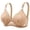 Gray, variant on Seamless Bras for Women Lift Adjustable Strap Bralettes No Underwires Thin Style Floral Lace Buttery Soft T-Shirt Bra Stylish for Sports Fitness Beige 36