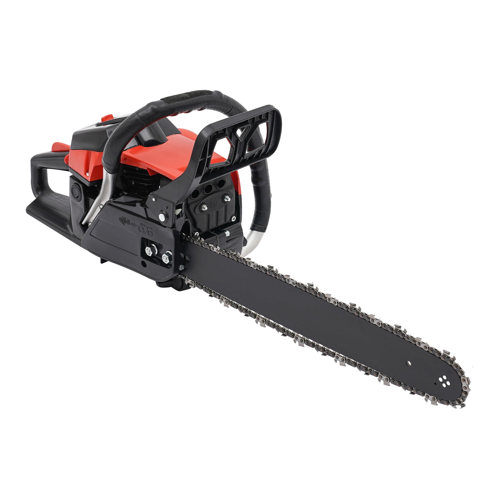 High-Powered 58CC 2 Stroke 3HP Gas Chainsaw - 18-Inch Auto-Oiled for Smooth Cutting, Ergonomic & Safe Woodworking